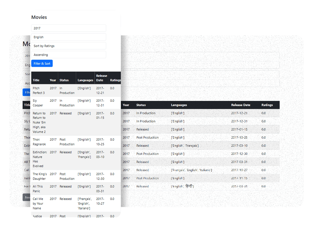 FilmFlow CSV API